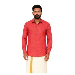 Men's Cotton Plain Shirt |Regular Fit Casual Shirt for Men | Stylish & Comfortable Shirt | Soft Breathable Cotton Fabric | Ideal for Office, Travel & Functions